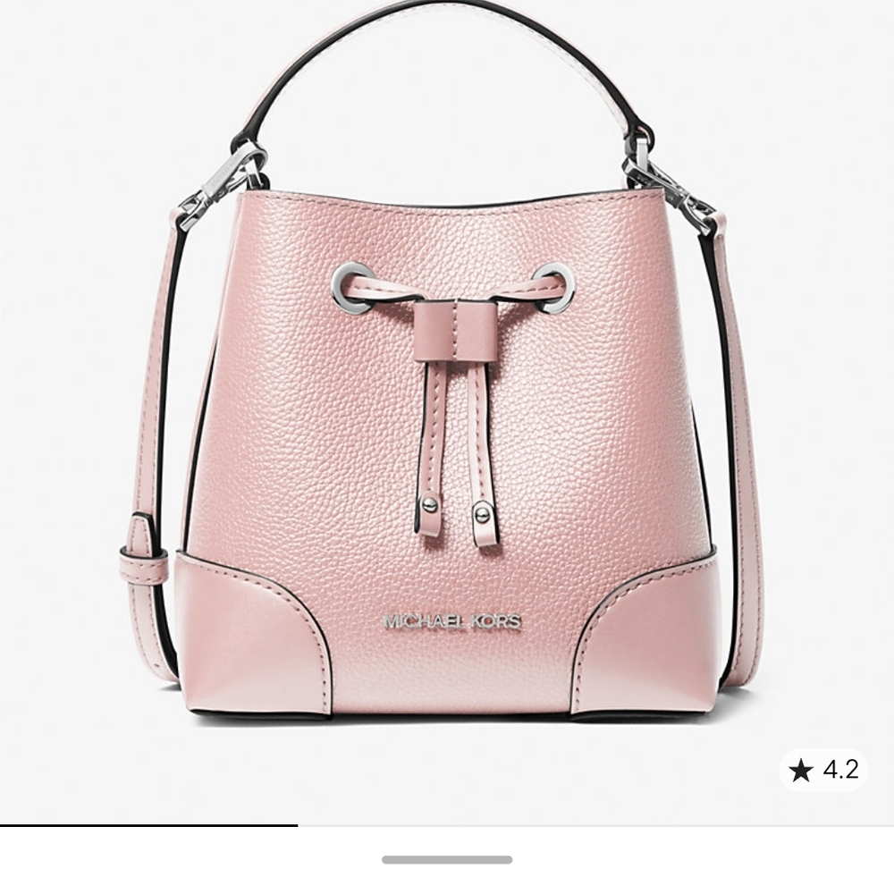 Michael Kors Blush Mini Bucket Bag - Picture 2 of 11